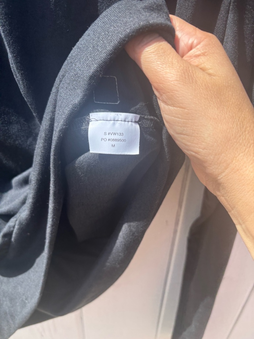 Vuori Daydream Crew Long Sleeve Medium Black - Picture 9 of 9